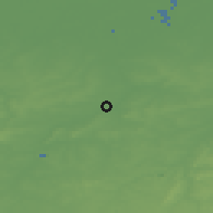 Shaded relief of the 49 km around Ninove, drawn from the GMTED2010 grid