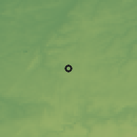 Shaded relief of the 49 km around Nivelles, drawn from the GMTED2010 grid