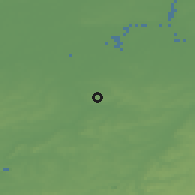 Shaded relief of the 49 km around Affligem, drawn from the GMTED2010 grid