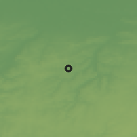 Shaded relief of the 49 km around Overijse, drawn from the GMTED2010 grid