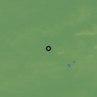 Shaded relief of the 49 km around Pecq, drawn from the GMTED2010 grid