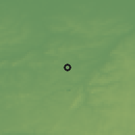 Shaded relief of the 49 km around Pepingen, drawn from the GMTED2010 grid