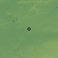 Shaded relief of the 49 km around Péruwelz, drawn from the GMTED2010 grid