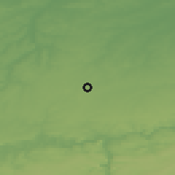 Shaded relief of the 49 km around Perwez, drawn from the GMTED2010 grid