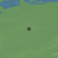Shaded relief of the 49 km around Pittem, drawn from the GMTED2010 grid