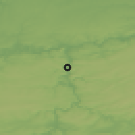 Shaded relief of the 49 km around Profondeville, drawn from the GMTED2010 grid