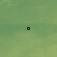 Shaded relief of the 49 km around Quaregnon, drawn from the GMTED2010 grid