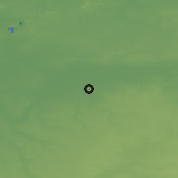 Shaded relief of the 49 km around Quiévrain, drawn from the GMTED2010 grid