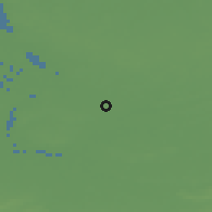 Shaded relief of the 49 km around Ranst, drawn from the GMTED2010 grid