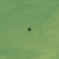 Shaded relief of the 49 km around Rebecq, drawn from the GMTED2010 grid