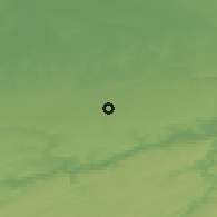 Shaded relief of the 49 km around Remicourt, drawn from the GMTED2010 grid