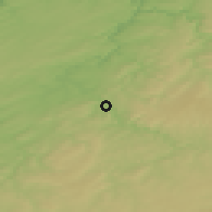 Shaded relief of the 49 km around Rendeux, drawn from the GMTED2010 grid