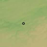 Shaded relief of the 50 km around Rochefort, drawn from the GMTED2010 grid