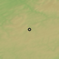 Shaded relief of the 50 km around Sainte-Ode, drawn from the GMTED2010 grid