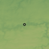Shaded relief of the 49 km around Sambreville, drawn from the GMTED2010 grid
