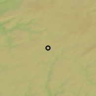 Shaded relief of the 49 km around Sankt Vith, drawn from the GMTED2010 grid