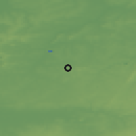 Shaded relief of the 49 km around Silly, drawn from the GMTED2010 grid