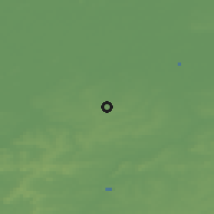 Shaded relief of the 49 km around Sint-Lievens-Houtem, drawn from the GMTED2010 grid