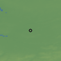Shaded relief of the 49 km around Berlaar, drawn from the GMTED2010 grid