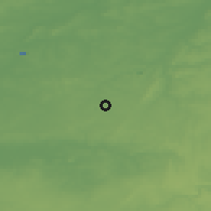 Shaded relief of the 49 km around Soignies, drawn from the GMTED2010 grid