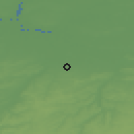 Shaded relief of the 49 km around Steenokkerzeel, drawn from the GMTED2010 grid