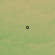 Shaded relief of the 50 km around Tintigny, drawn from the GMTED2010 grid