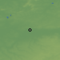 Shaded relief of the 49 km around Bernissart, drawn from the GMTED2010 grid