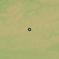 Shaded relief of the 50 km around Vaux-sur-Sûre, drawn from the GMTED2010 grid