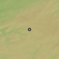 Shaded relief of the 49 km around Waimes, drawn from the GMTED2010 grid