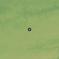 Shaded relief of the 49 km around Walcourt, drawn from the GMTED2010 grid