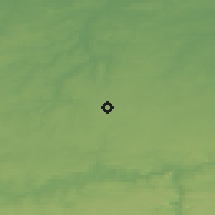 Shaded relief of the 49 km around Walhain, drawn from the GMTED2010 grid
