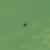 Shaded relief of the 49 km around Waregem, drawn from the GMTED2010 grid