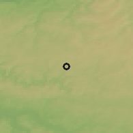 Shaded relief of the 50 km around Bertrix, drawn from the GMTED2010 grid