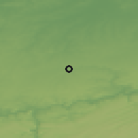 Shaded relief of the 49 km around Wasseiges, drawn from the GMTED2010 grid