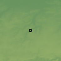 Shaded relief of the 49 km around Wavre, drawn from the GMTED2010 grid