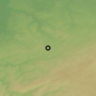 Shaded relief of the 49 km around Welkenraedt, drawn from the GMTED2010 grid