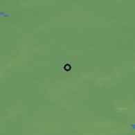 Shaded relief of the 49 km around Wevelgem, drawn from the GMTED2010 grid