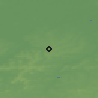 Shaded relief of the 49 km around Zottegem, drawn from the GMTED2010 grid