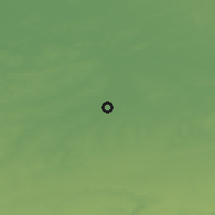Shaded relief of the 49 km around Zoutleeuw, drawn from the GMTED2010 grid