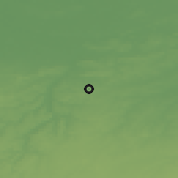 Shaded relief of the 49 km around Bierbeek, drawn from the GMTED2010 grid