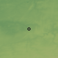 Shaded relief of the 49 km around Binche, drawn from the GMTED2010 grid