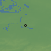 Shaded relief of the 49 km around Boom, drawn from the GMTED2010 grid