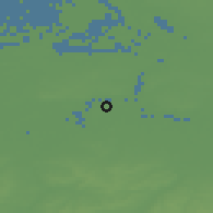 Shaded relief of the 49 km around Bornem, drawn from the GMTED2010 grid