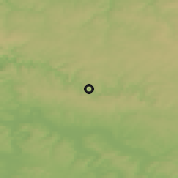 Shaded relief of the 50 km around Bouillon, drawn from the GMTED2010 grid