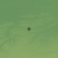 Shaded relief of the 49 km around Boutersem, drawn from the GMTED2010 grid