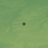 Shaded relief of the 49 km around Braine-l'Alleud, drawn from the GMTED2010 grid
