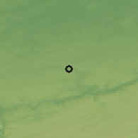Shaded relief of the 49 km around Braives, drawn from the GMTED2010 grid