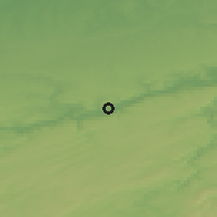 Shaded relief of the 49 km around Amay, drawn from the GMTED2010 grid