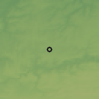 Shaded relief of the 49 km around Brunehaut, drawn from the GMTED2010 grid