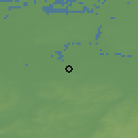 Shaded relief of the 49 km around Buggenhout, drawn from the GMTED2010 grid